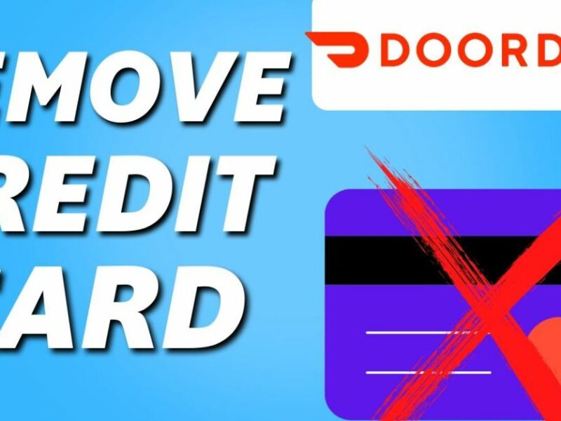 Remove a Card from Doordash