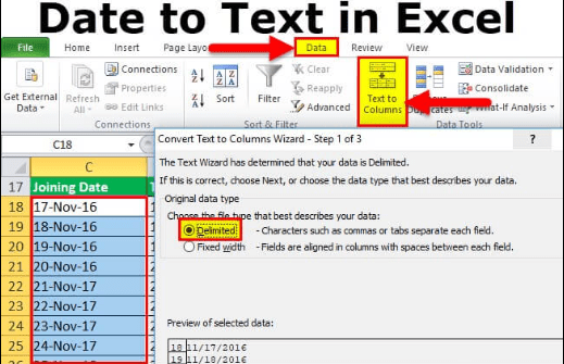 CONVERTING DATE TO WORDS IN EXCEL
