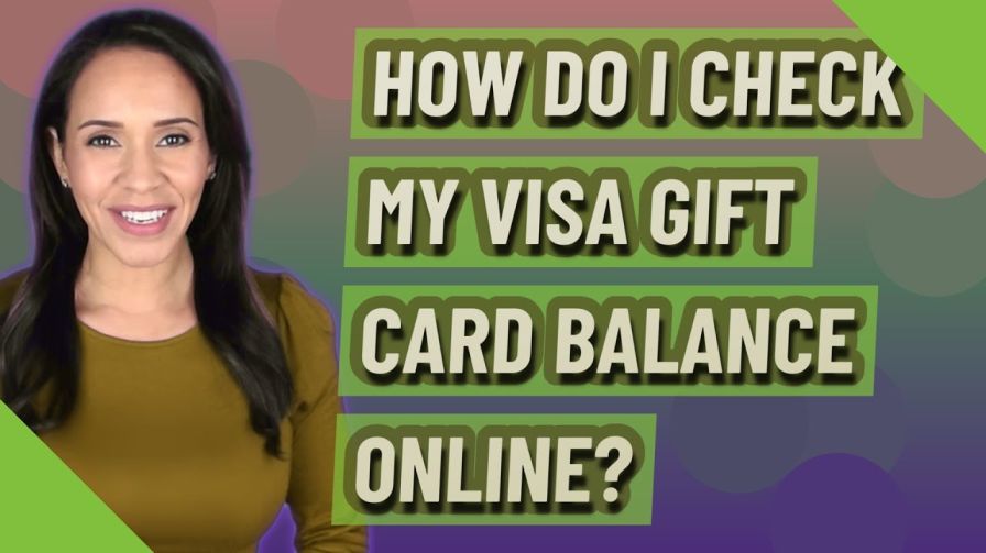 Check the Balance on a Visa Gift Card