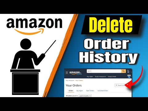 Delete Amazon Order History