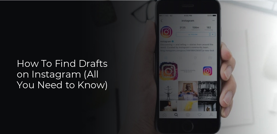 Find Drafts On Instagram