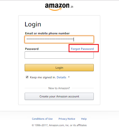 How Do I Find My Amazon Password 