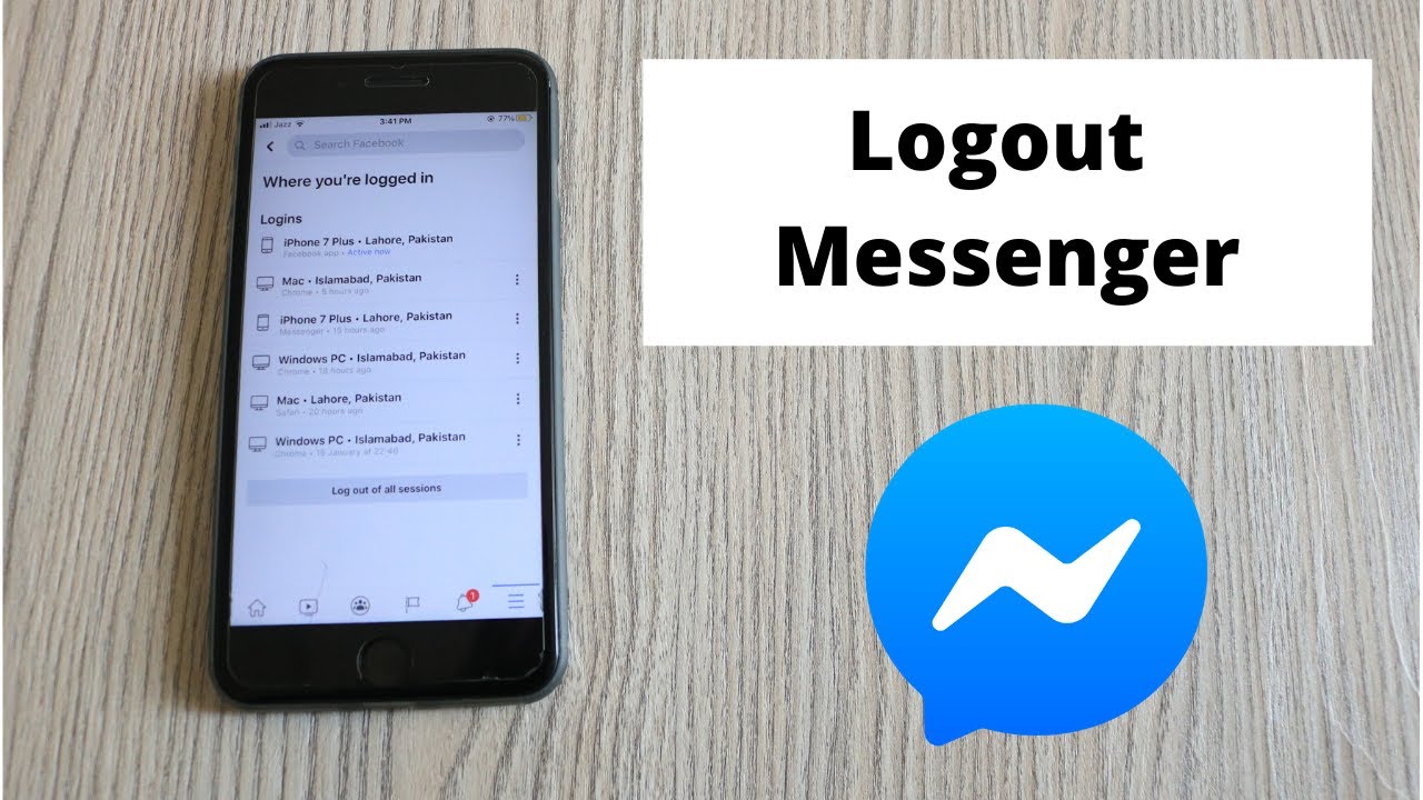 How To Log Out Of Messenger On iPhone/ iPad/Android/ Windows