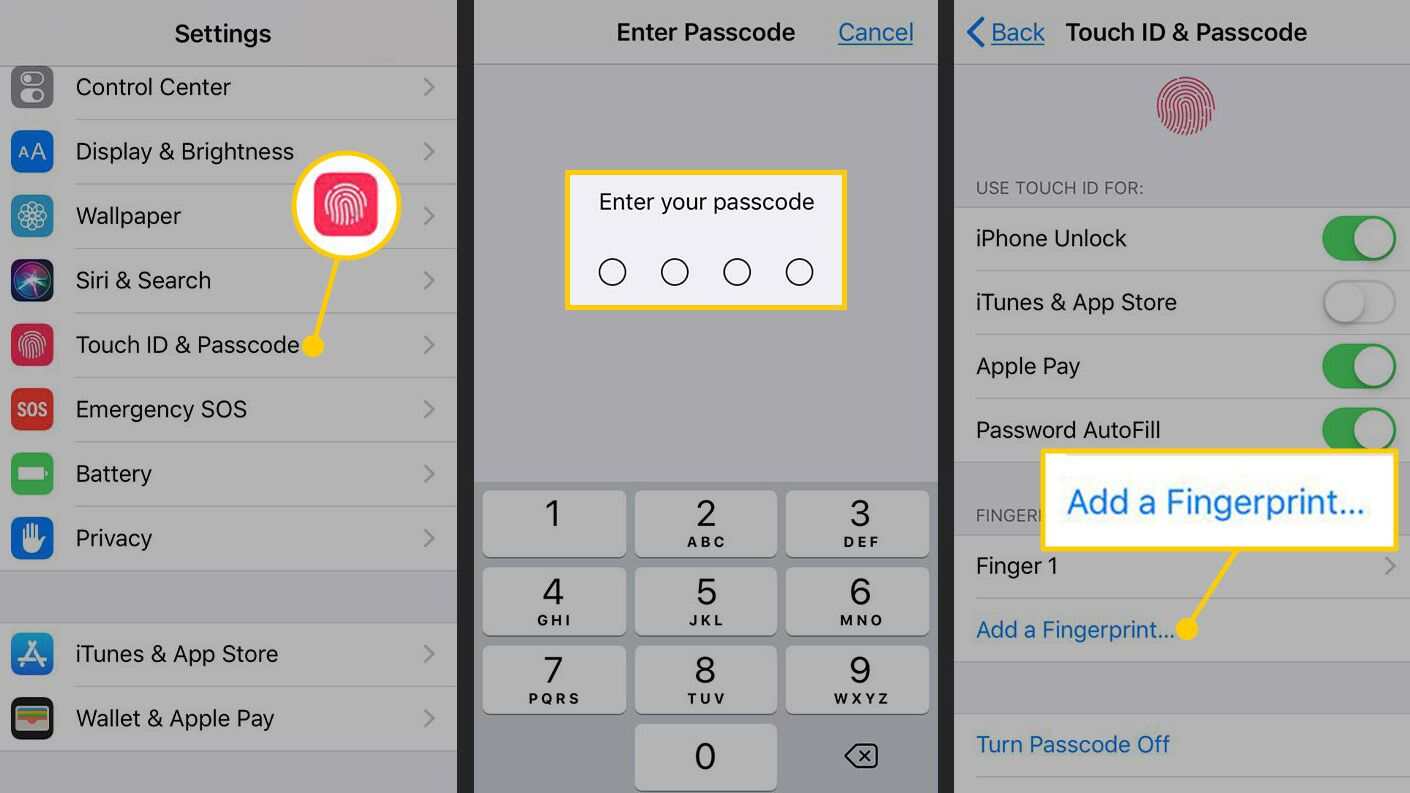 How to Use the Fingerprint Scanner on iPhone