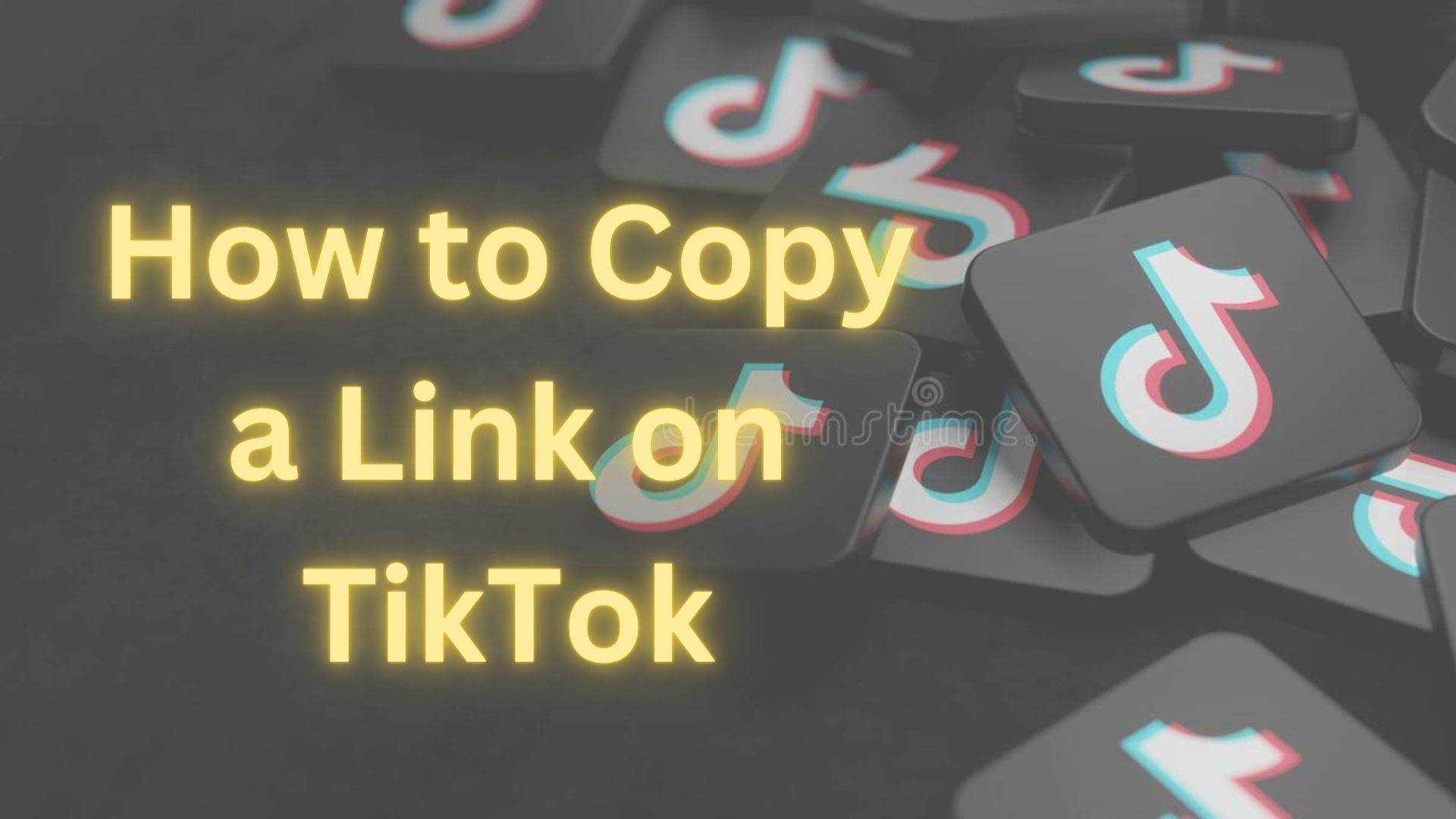 How to copy a link on TikTok