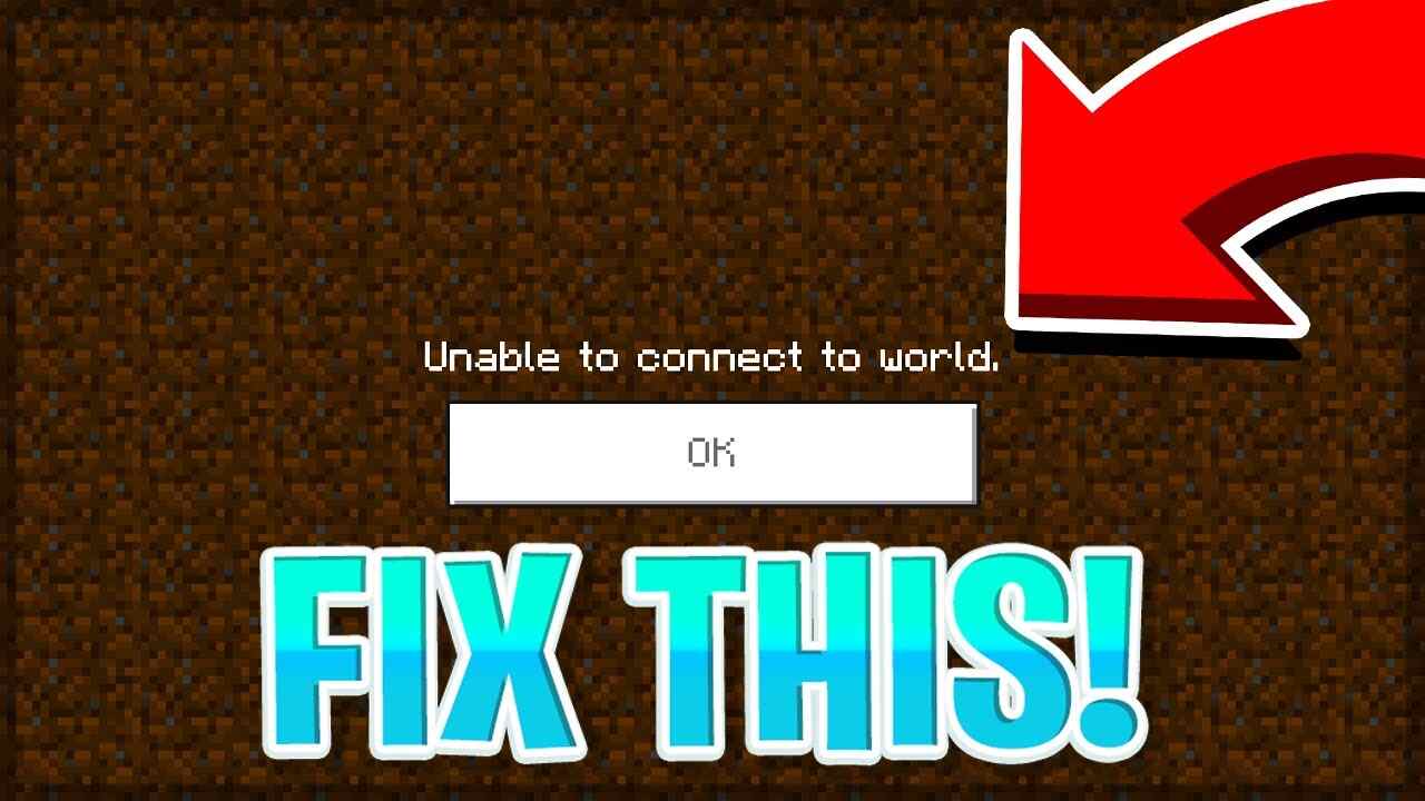 "I keep getting an error message when I try to join my friend's Minecraft world."