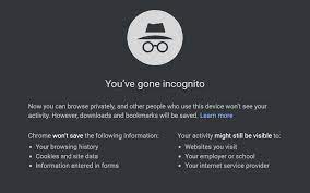 What to keep in mind when using incognito mode