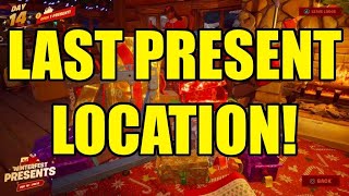 Where Is The Last Present In Fortnite